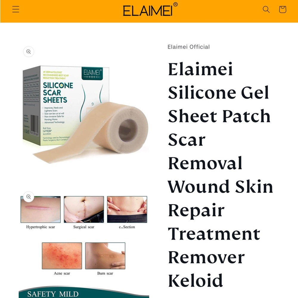 New Elaimei silicone scar sheets 1.6x120